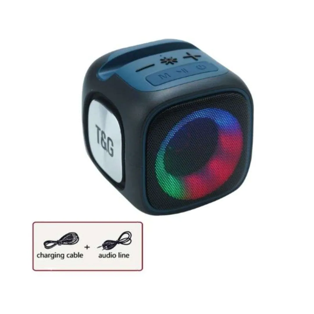 PARLANTE BOCINA TG-359 PORTATIL BLUETOOTH LUZ LED