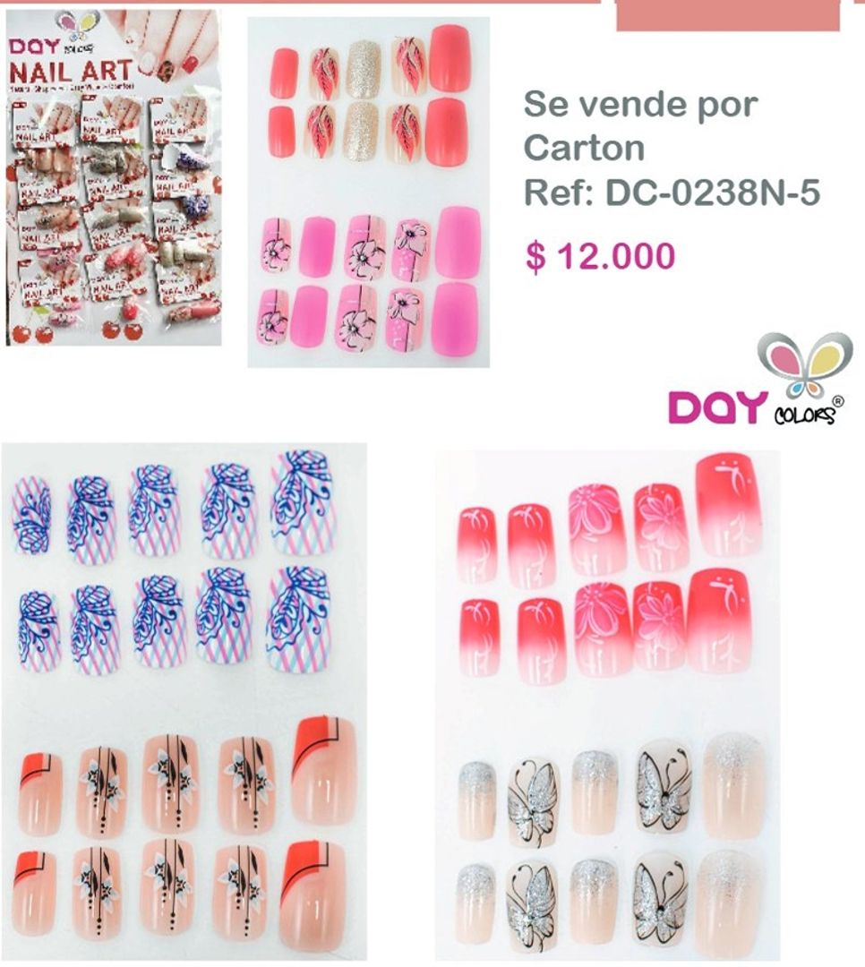 DC0238N-5 UÑAS DECORADAS