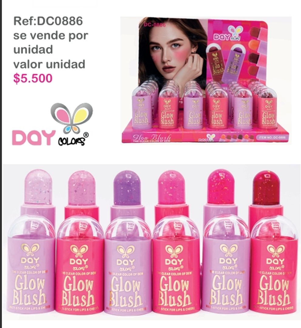 DC0886 TINTA Y RUBOR GELATINA 
