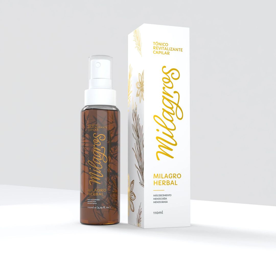 Tónico Revitalizante Capilar Milagro Herbal 110ml Milagros