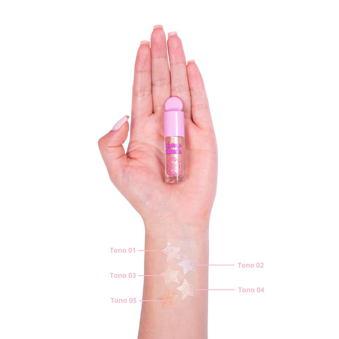 Set de iluminadores líquidos x 5