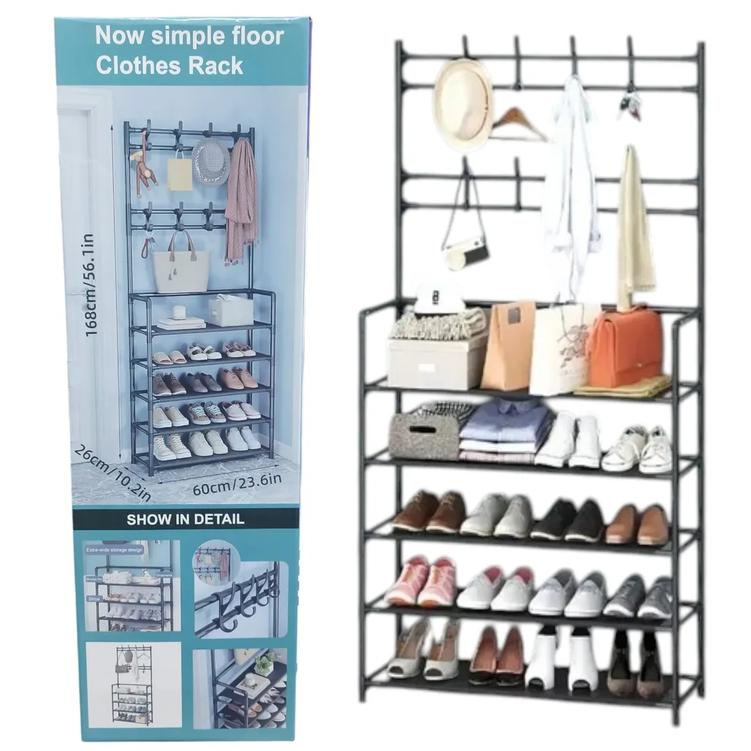 PERCHERO ZAPATERO ORGANIZADOR 5 NIVELES