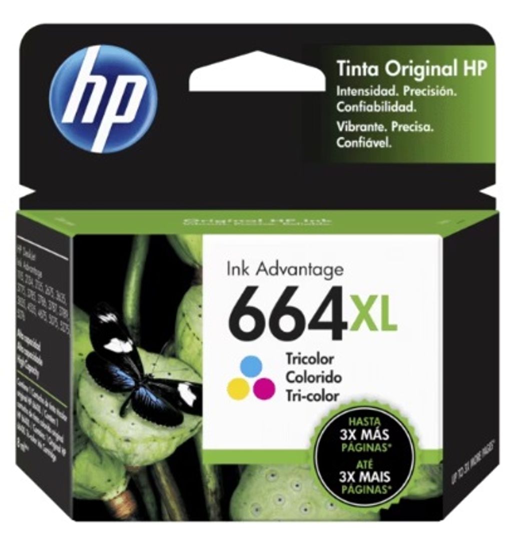 Cartucho HP 664XL Color