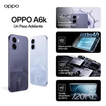 CEL OPPO A6K / 4 GB RAM/ 256GB - imagen 1