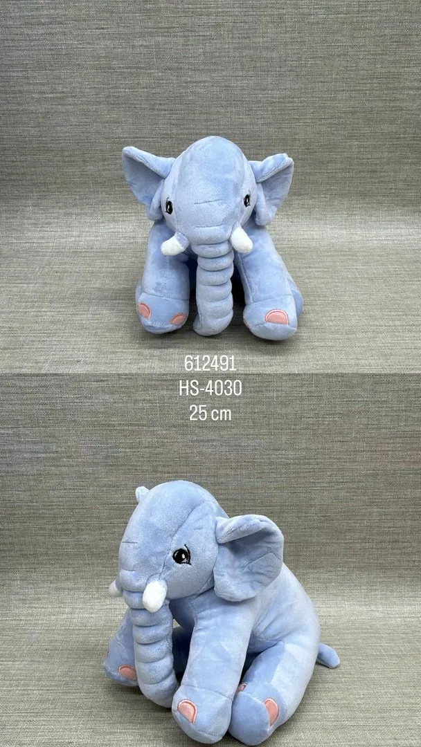 ELEFANTE AZUL 25 CM