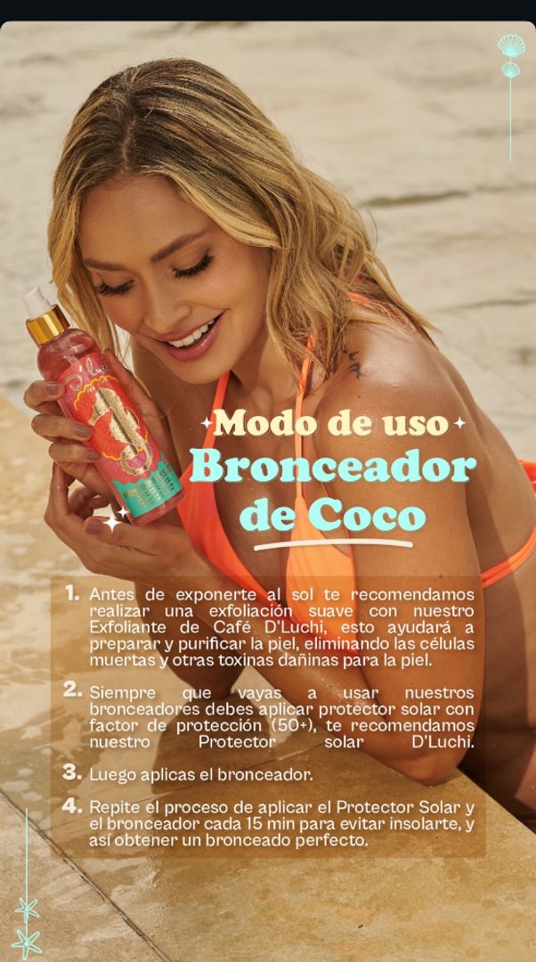 Bronceador de Coco D'Luchi