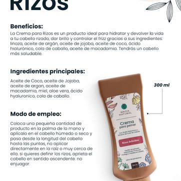 Imagen del producto Crema para peinar Magia Natural