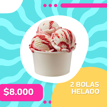 Imagen del producto 2 Bolas de Helado