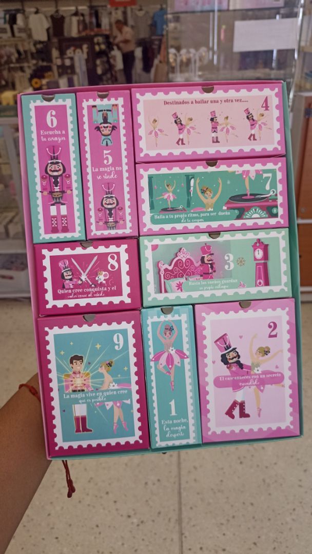 Caja VACÍA Calendario Adviento Cascanueces
