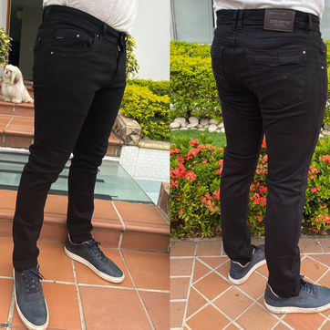 Imagen del producto PANTALON CABALLERO NEGRO STRETCH 