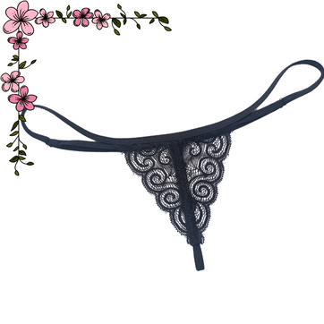 Imagen del producto Micro Tanga hilo en encaje ajustable 