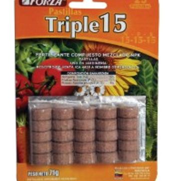 Imagen del producto TRIPLE 15 PASTILLAS FERTILIZANTE 
