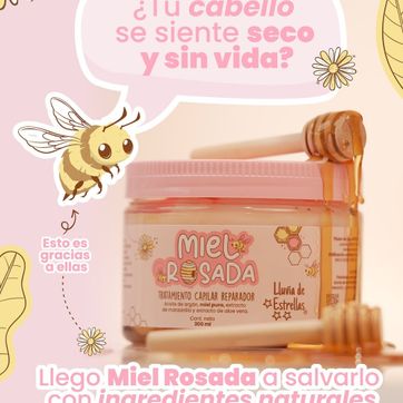 Miel rosada maacarilla capilar Tratamiento lluvia de estrellas - imagen 3