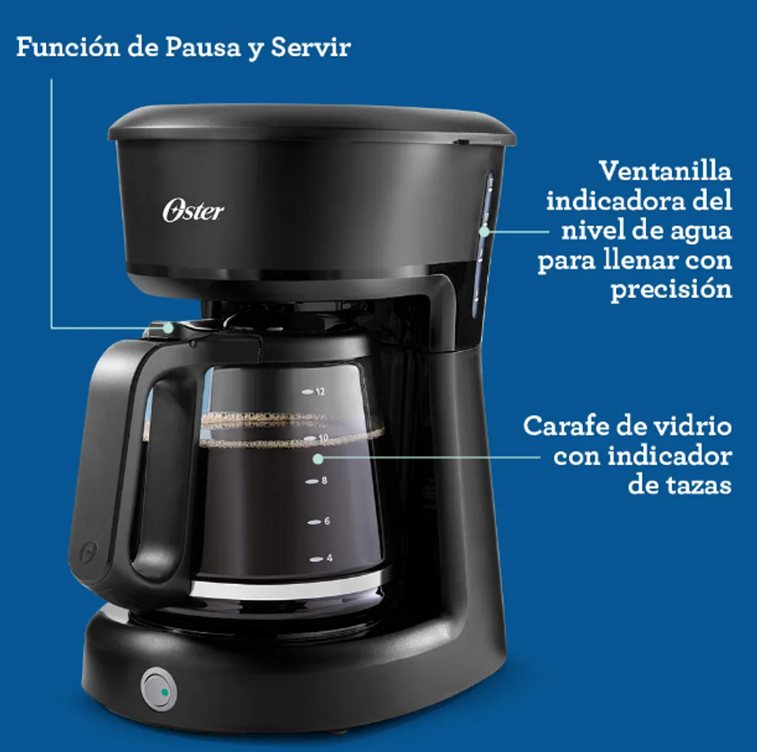 Cafetera Oster 12 Tazas