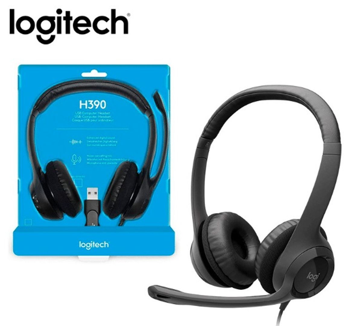 Diadema Logitech USB H390