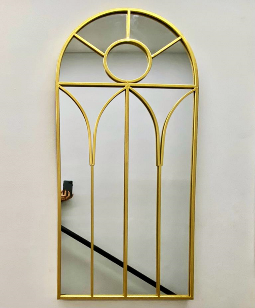 Espejo en latón de pared