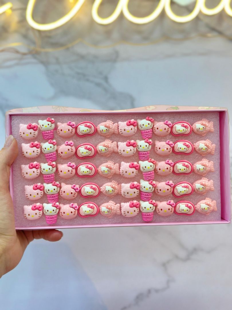 ANILLOS HELLO KITTY 