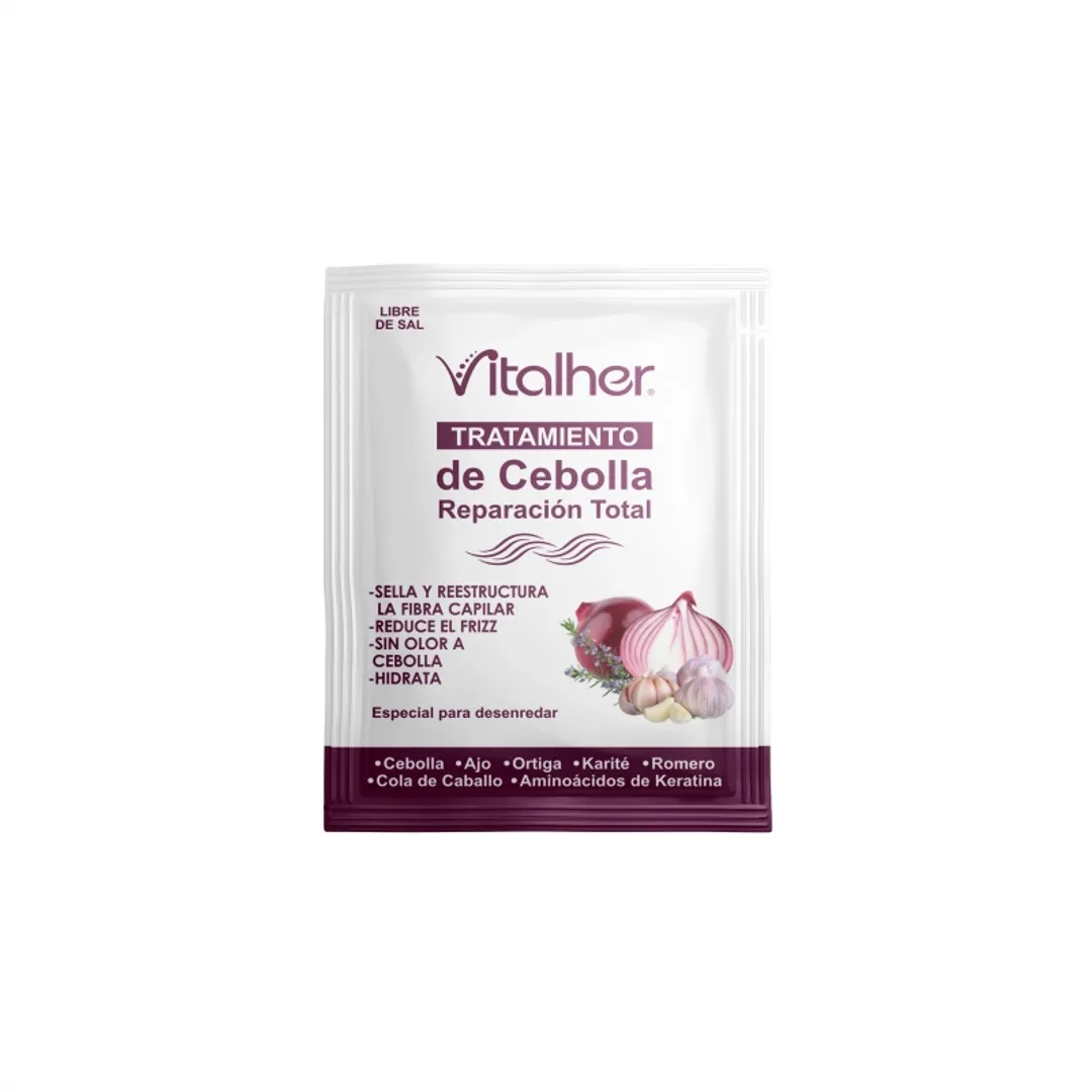 VITALHER TRATAMIENTO CEBOLLA AJO Y ROMERO SACHET 30ML