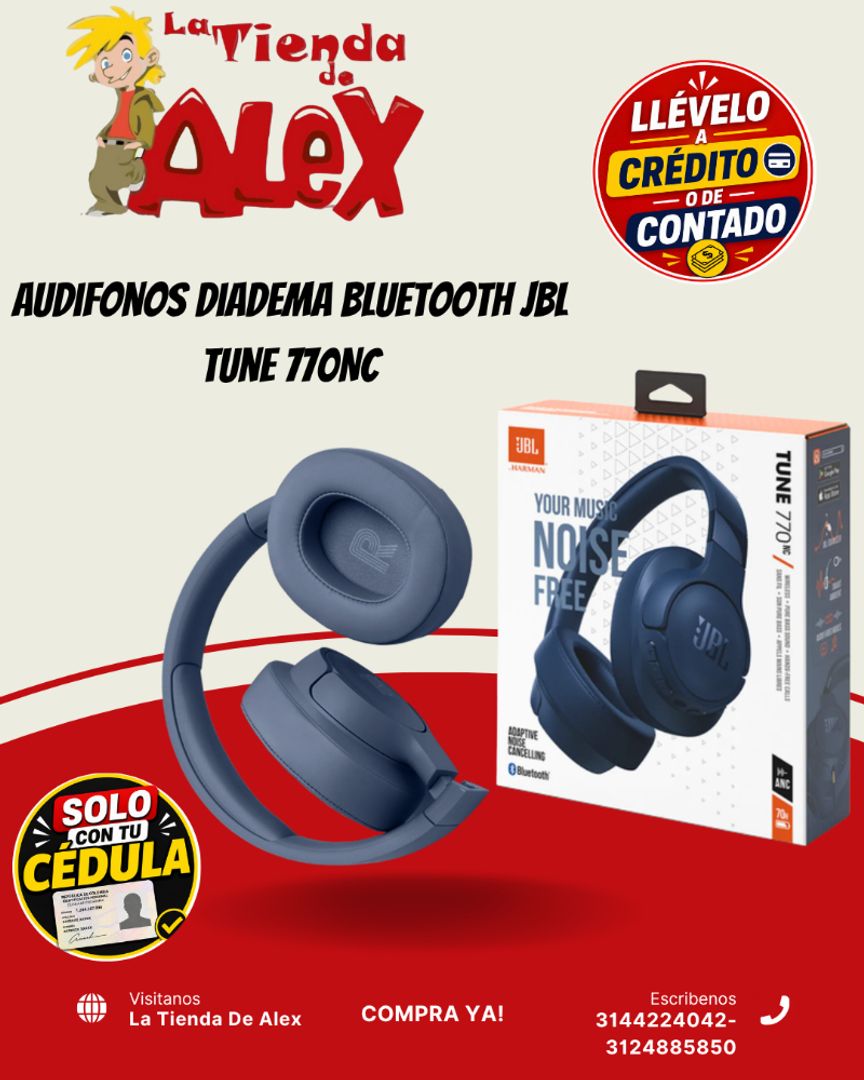 Audifonos Diadema Bluetooth JBL  Tune 770NC