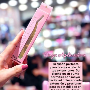 PINZA CURVA APLICADORA DE PESTAÑAS - imagen 1