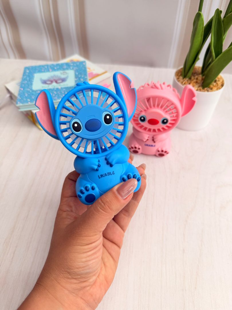 Mini ventilador stitch 