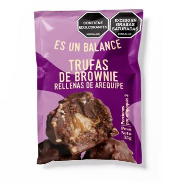 Imagen del producto TRUFAS DE BROWNIE RELLENAS DE AREQUIPE ES UN BALANCE