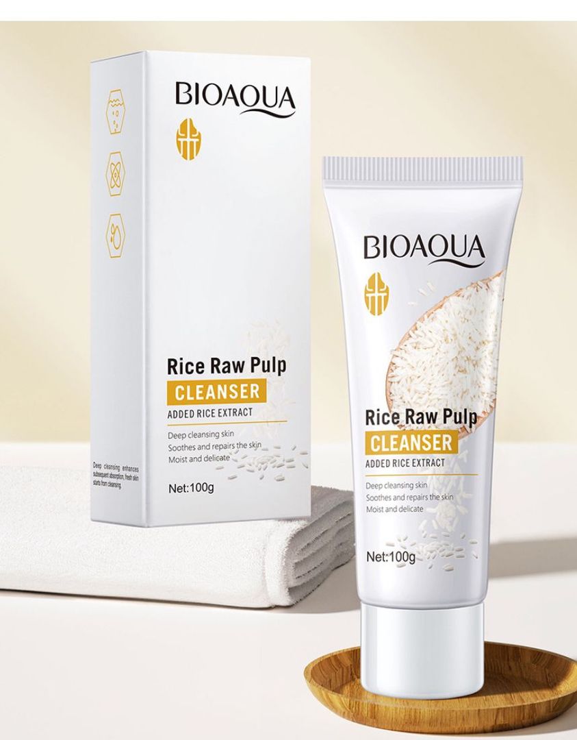 323- JABON FACIAL DE ARROZ BIOAQUA 