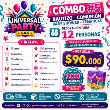 Imagen del producto COMBO #7 CON PIÑATA