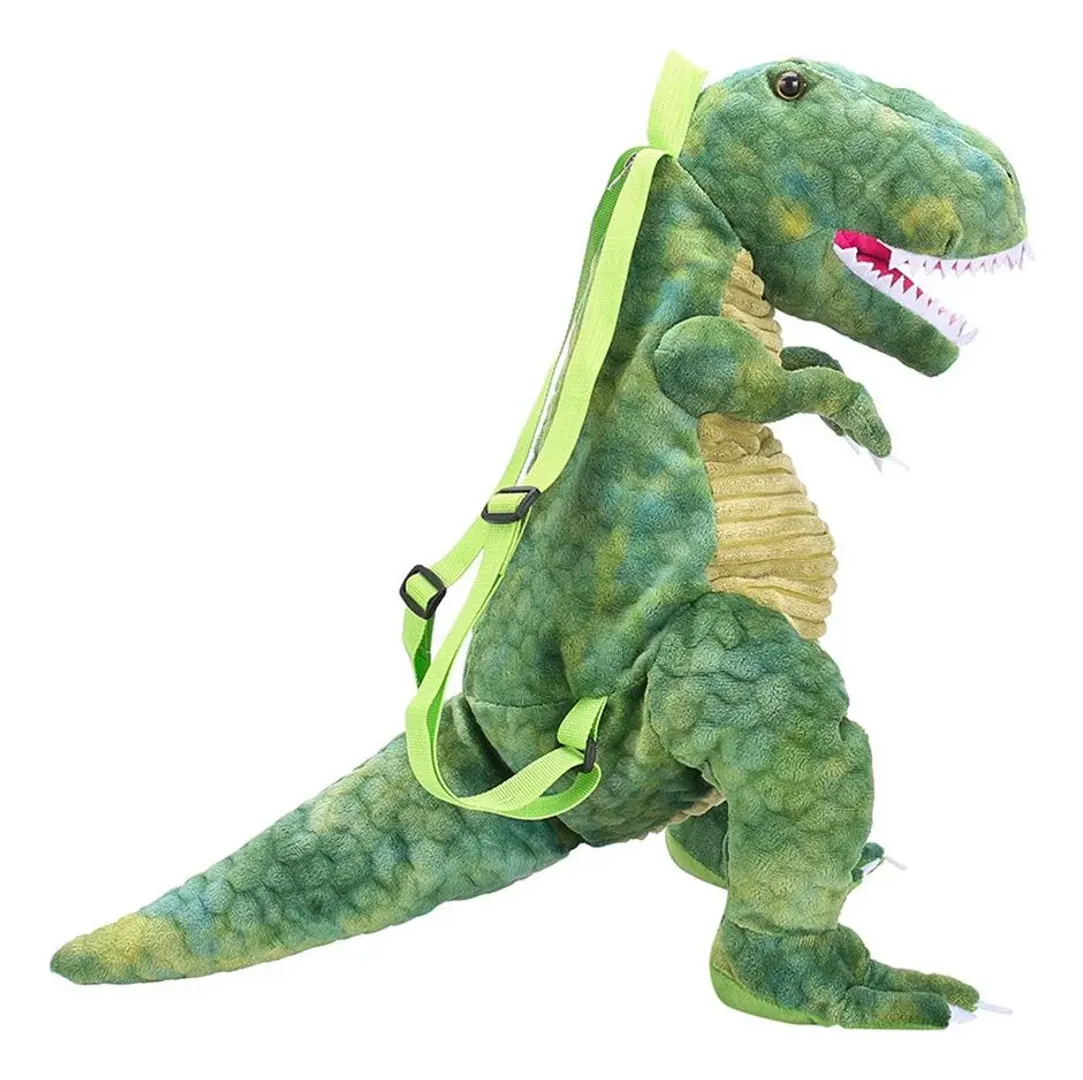 MALETA MOCHILA DE PELUCHE DINOSAURIO