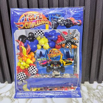 Imagen del producto ARCO DE GLOBOS HOTWEELS INCLUYE FONDO