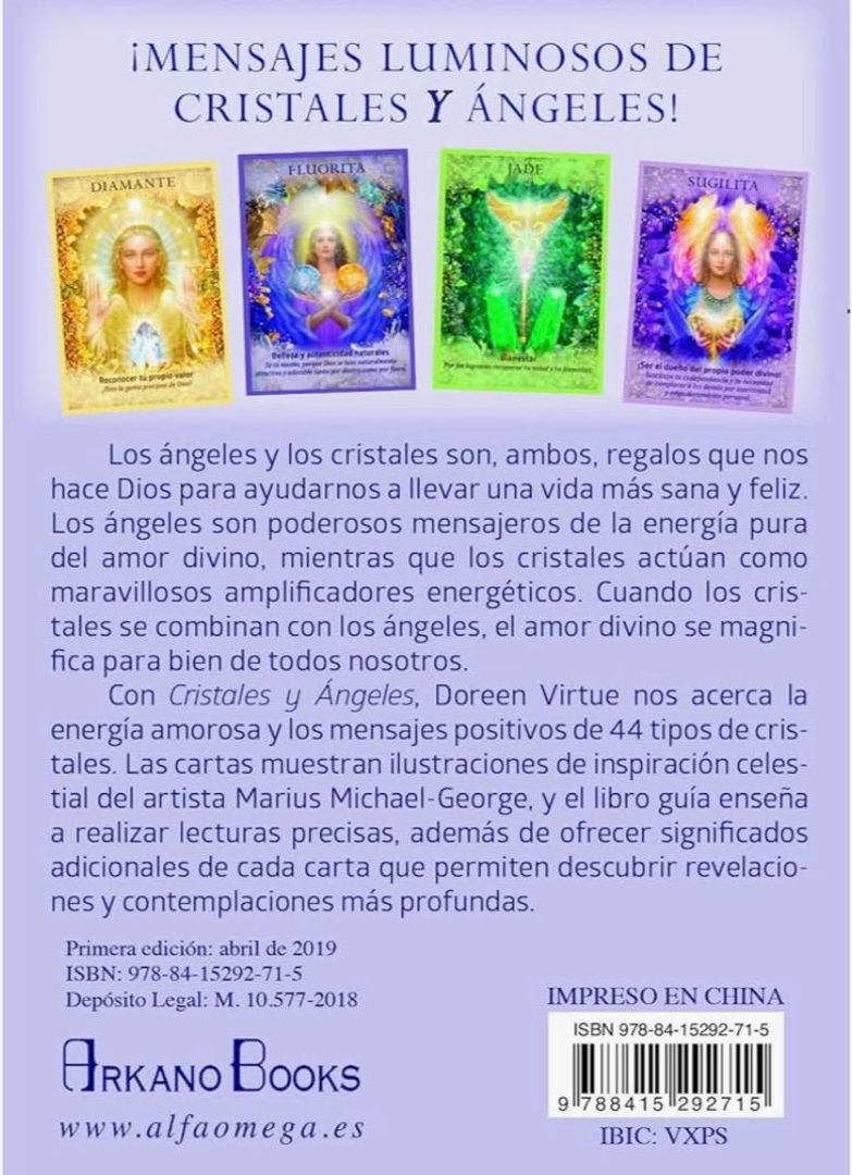 Cristales y Ángeles cartas y orcaulo