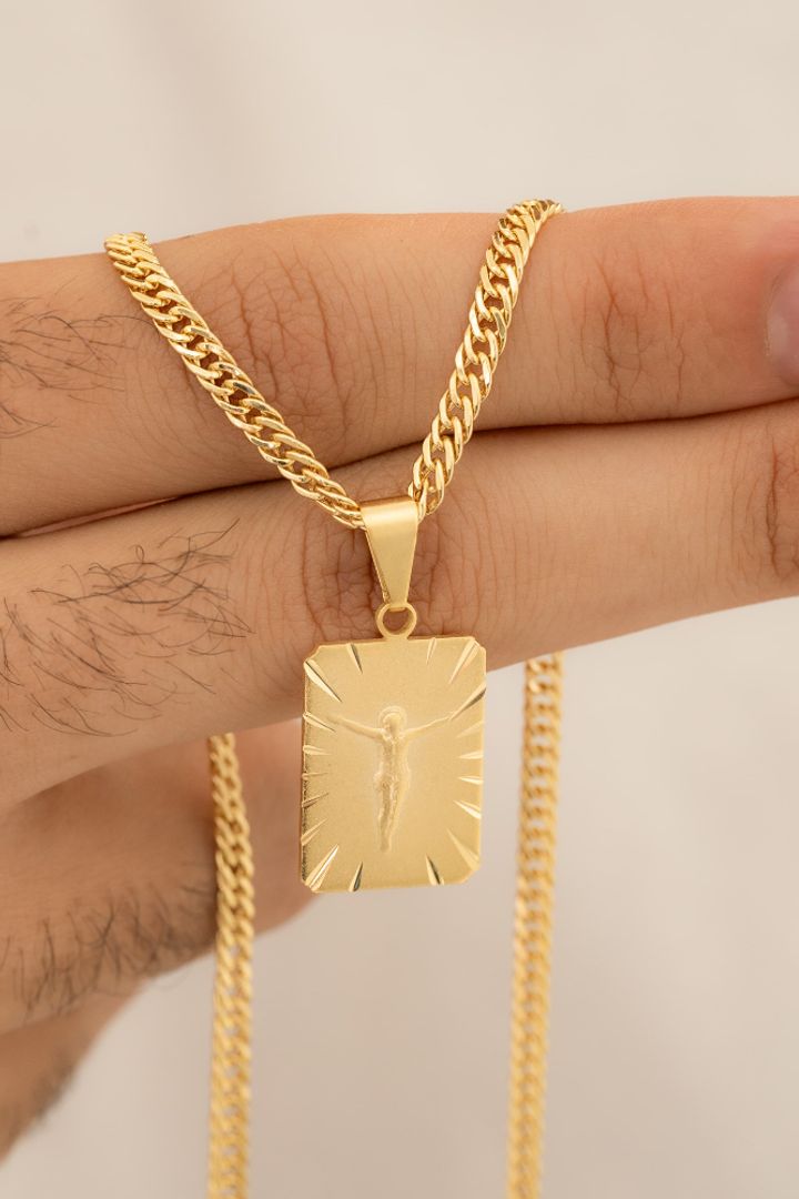 D placa señor crucificado 