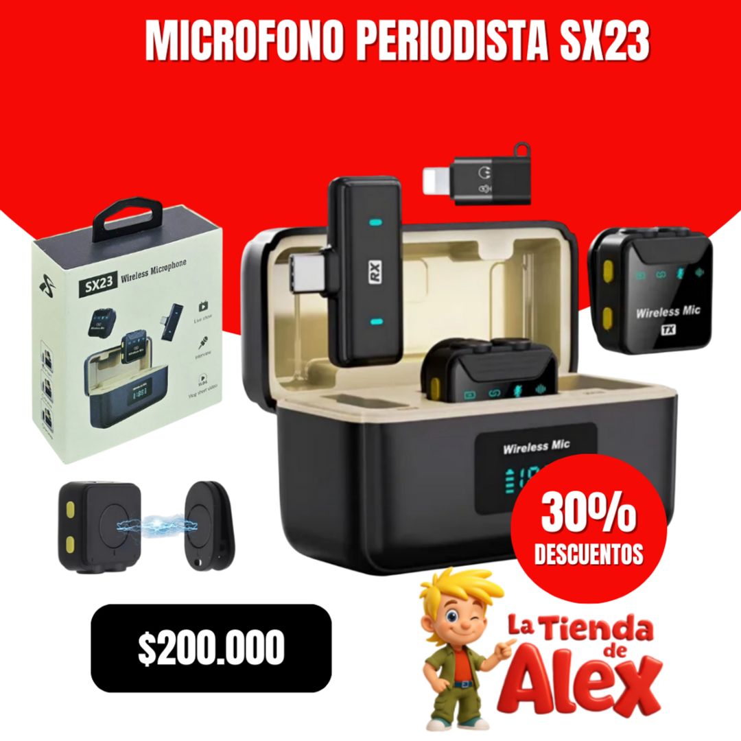 microfono periodista sx23