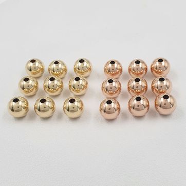 Manilla 8 mm liso dorado y rosado  - imagen 3