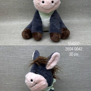 Imagen del producto BURRO EN TONO GRIS  DE 30 CM 