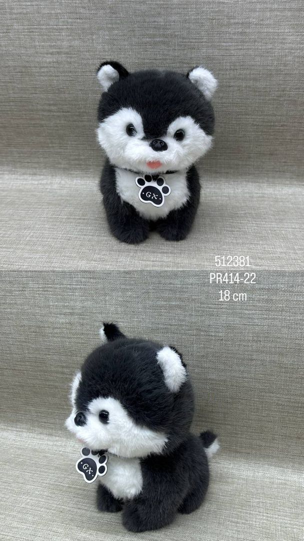 PERRITO CON PLACA DECORTATIVA 18 CM