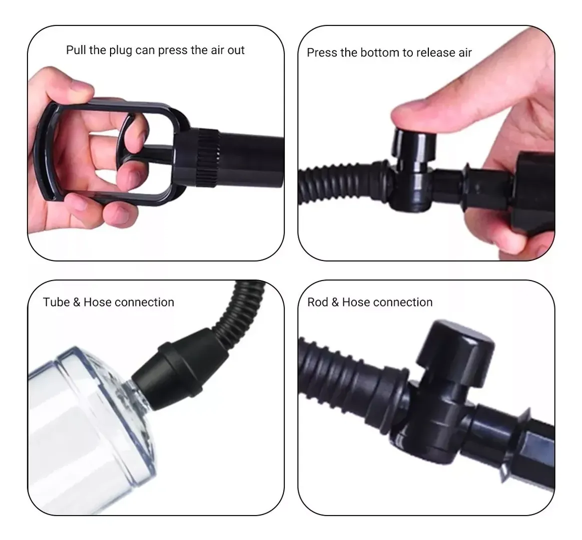 BOMBA AGRANDADORA DE PENE PEQUEÑA CON VAGINA