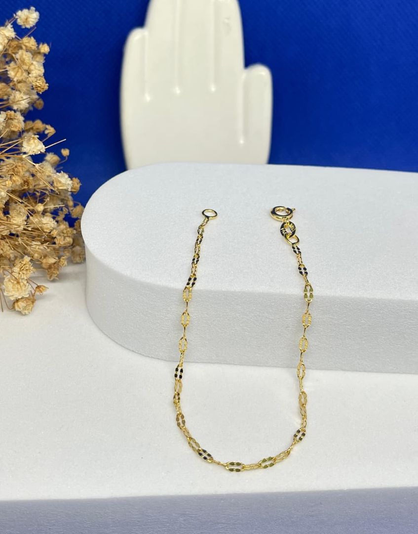 Pulsera espejos diamantada 18cm