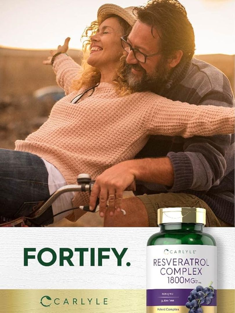 Resveratrol 1800 mg 180 cáp Carlyle 