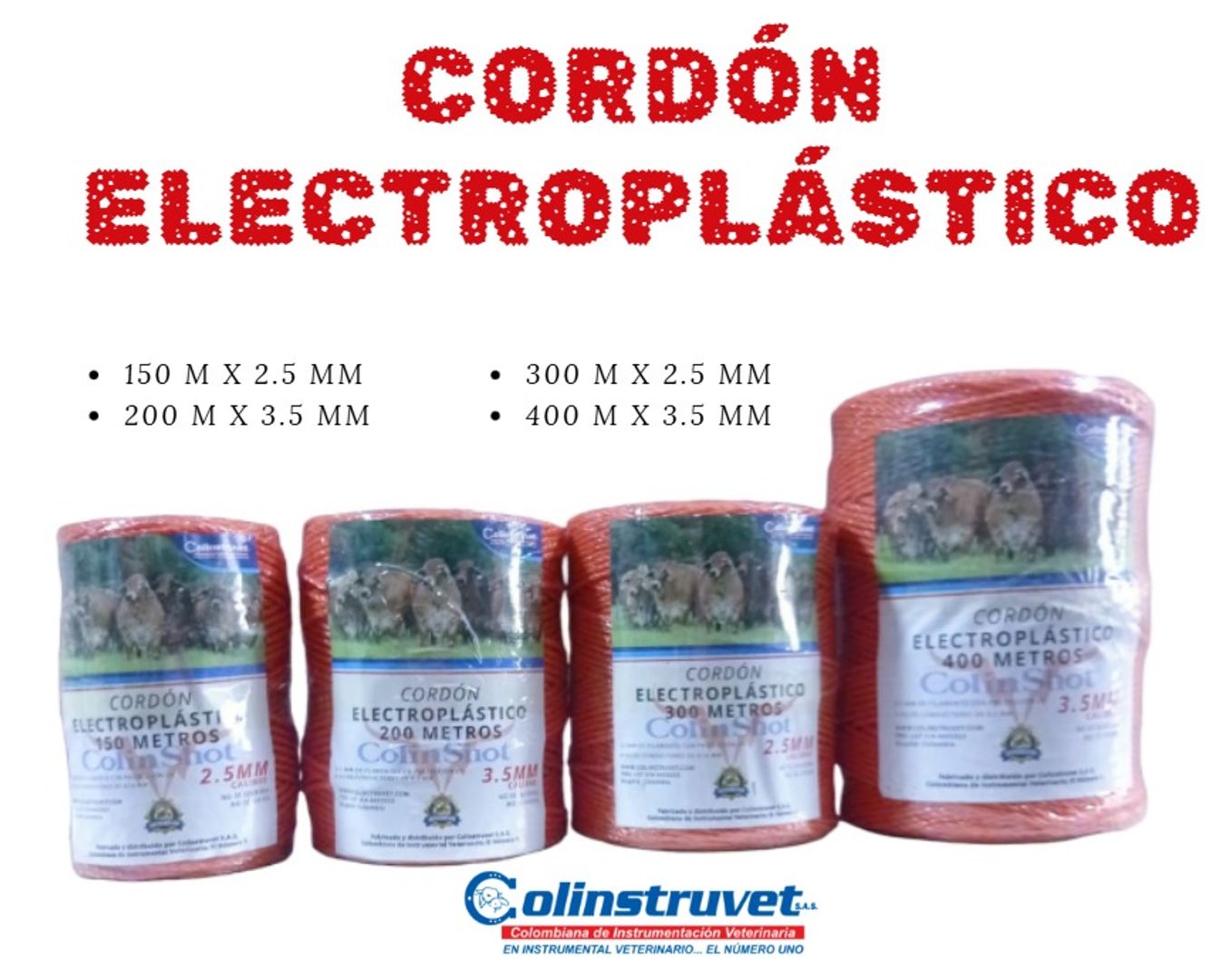 CORDON ELECTROPLASTICO