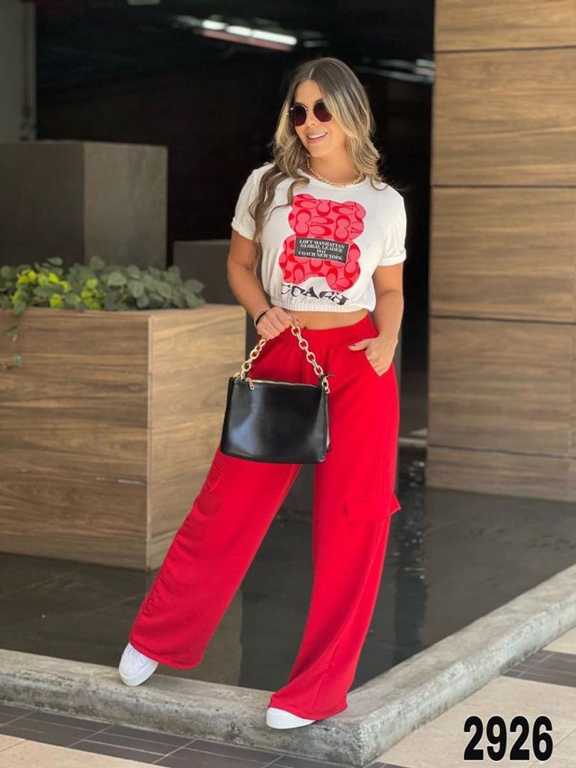 SET CARGO CON BOLSILLO + BLUSA 