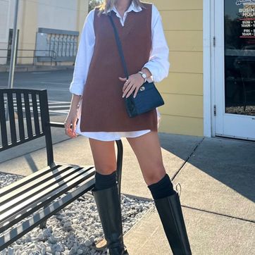 Chaleco tejido largo - imagen 1