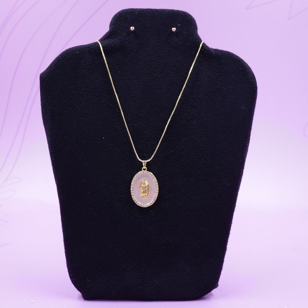 CADENA VIRGEN DE GUADALUPE + TOPO - CL106