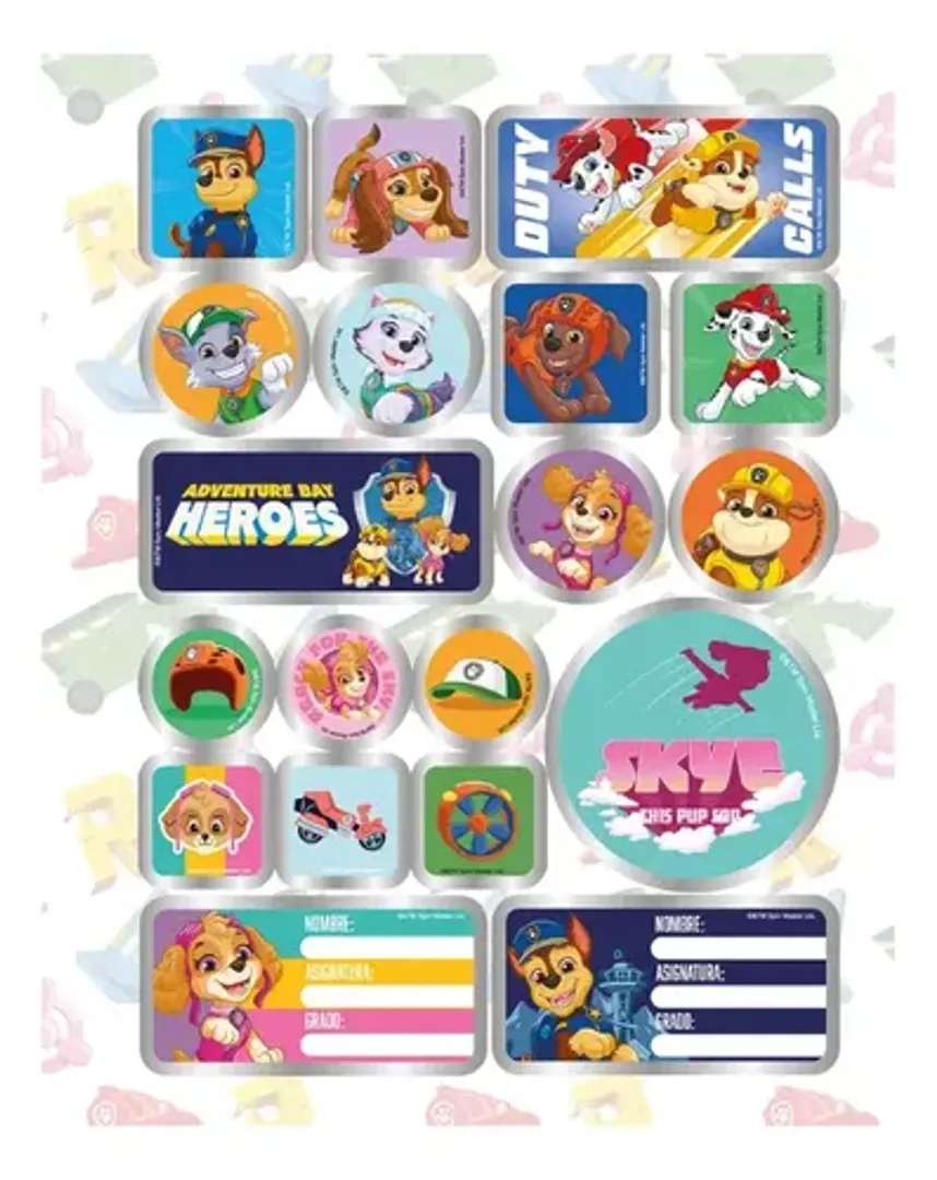 Cuaderno paw Patrol cosido 