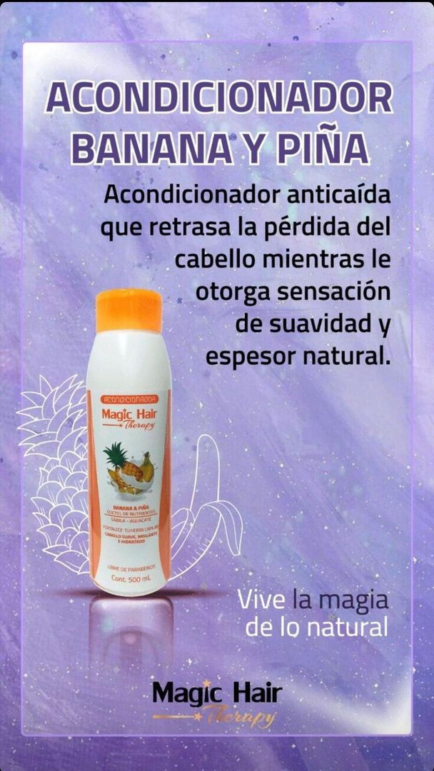 Kit Shampoo y acondicionador anticaída Magic Hair