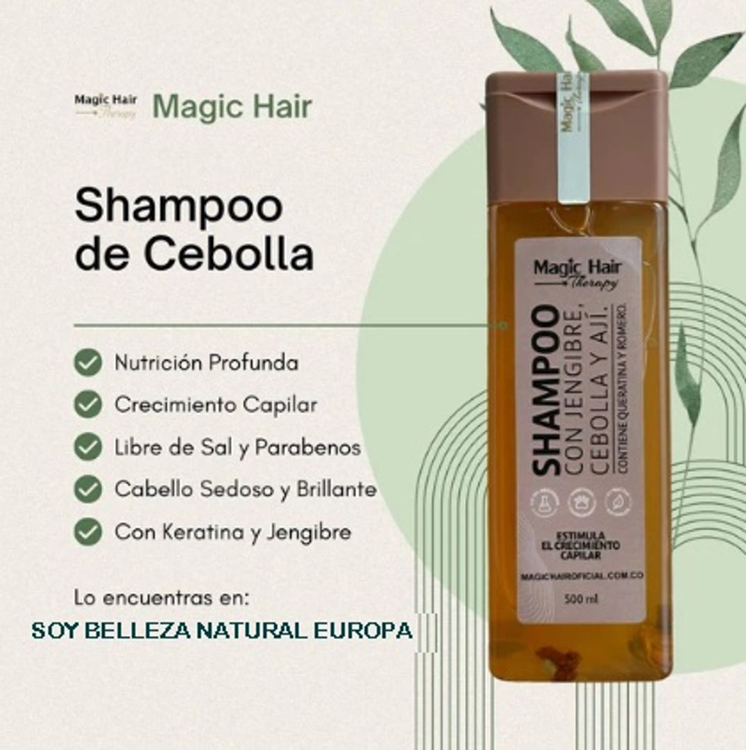 Kit Jengibre,Cebolla y Aji Magic Hair