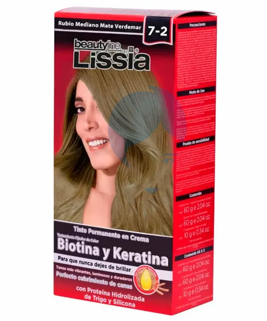 TINTE LISSIA 7-2 RUBIO MEDIANO MATE VERDEMAR