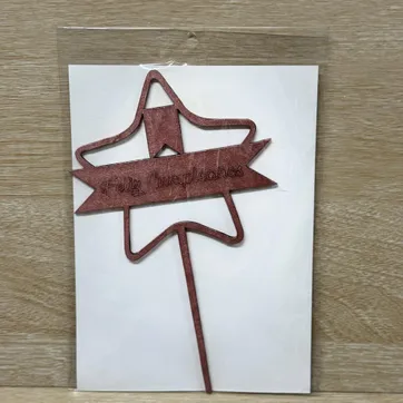 Imagen del producto 000 TOPPER GRANDE "FELIZ CUMPLEAÑOS"