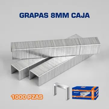 Imagen del producto GRAPAS 8MM CAJA DE 1000 PZAS