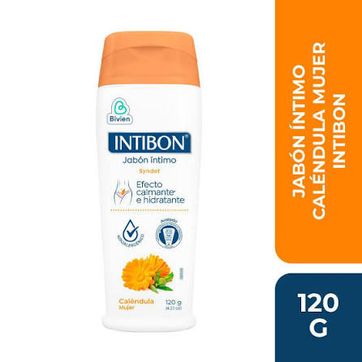 Imagen del producto JABON INTIMO INTIBON MUJER CALENDULA X 120 ML